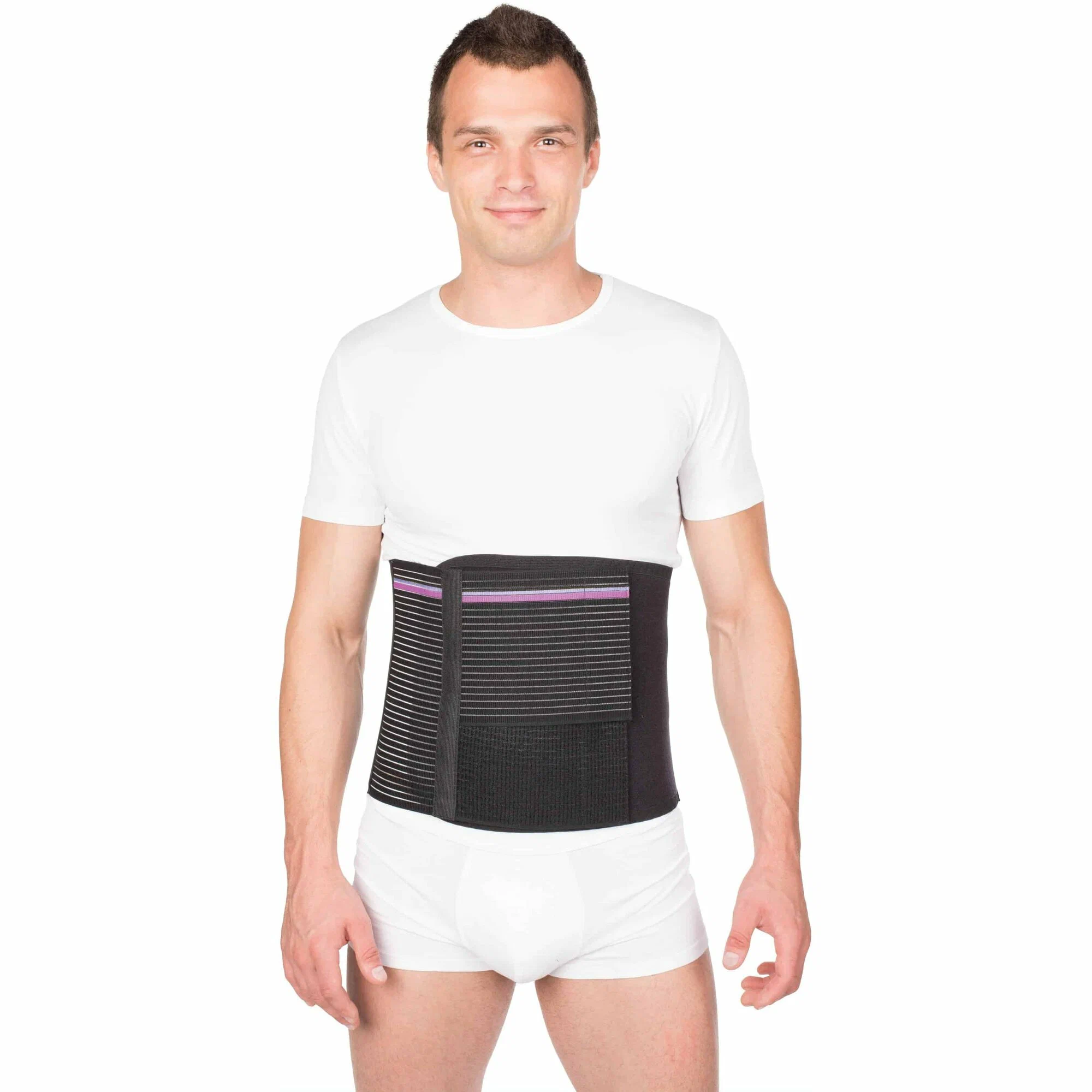 Тривес Бандаж послеоперационный на брюшную стенку, S, бандаж, 1 шт, черный, арт. Т.26.91 (Т-1301) фото