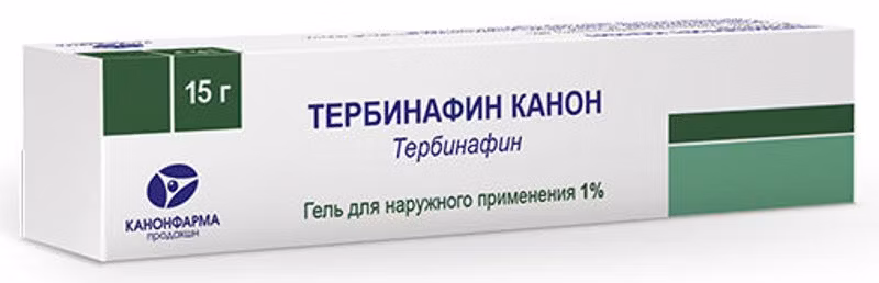 Тербинафин Канон, 1%, гель для наружного применения, 15 г, 1 шт. фото