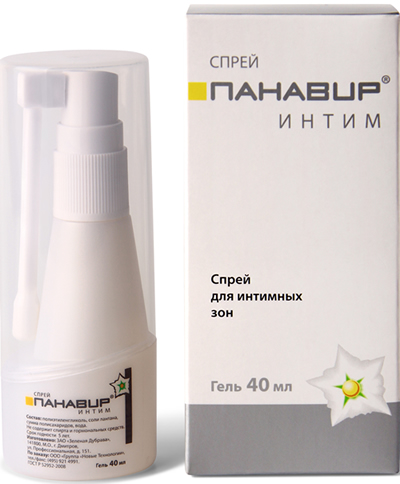 Панавир Интим спрей, гель-спрей для местного применения, 40 мл, 1 шт. фото