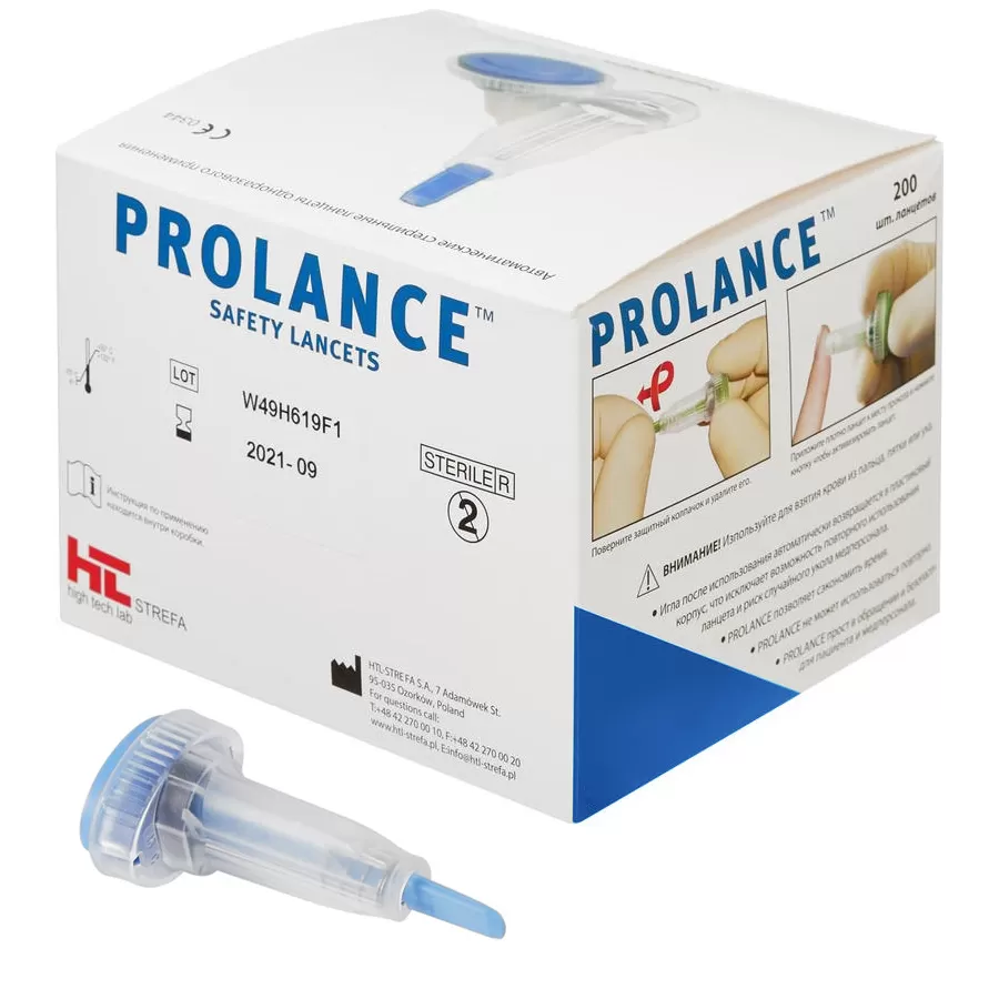Ланцеты Prolance Low Flow, ланцеты, 200 шт, 25G фото
