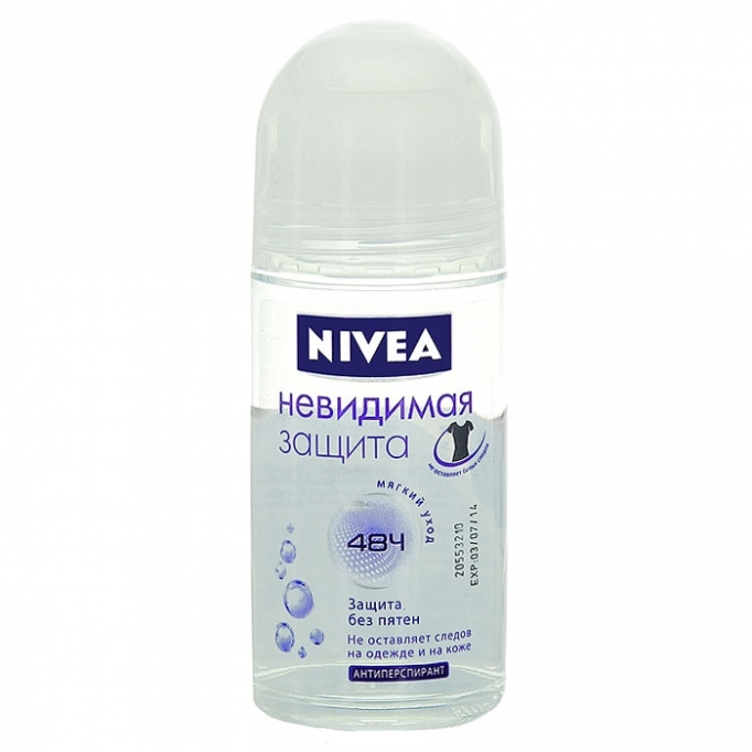 Nivea Антиперспирант шариковый Невидимая защита, 50 мл, 1 шт. фото