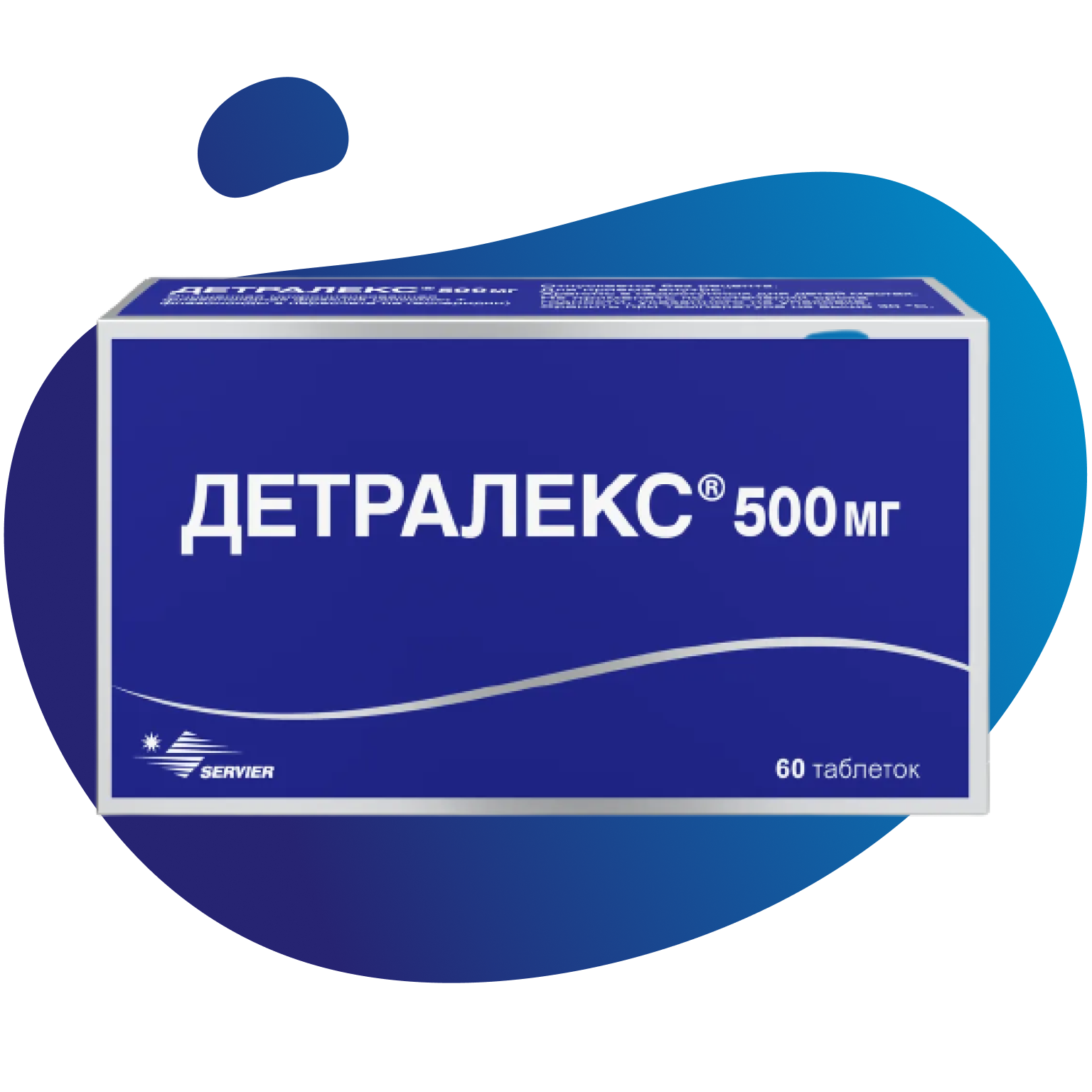 Детралекс, 500 мг, таблетки, покрытые пленочной оболочкой, 60 шт. фото