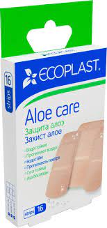 Ecoplast Aloe Care набор, лейкопластырь бактерицидный, 16 шт, полимерная основа фото