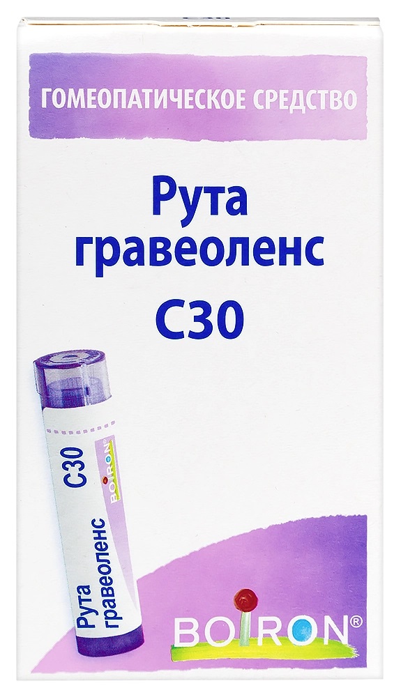 Рута гравеоленс С30, гранулы гомеопатические, 4 г, 1 шт. фото