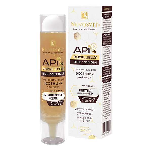 Novosvit ROYAL JELLY Омолаживающая эссенция для лица BEE VENOM, 35 мл, 1 шт. фото