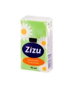 Зизу Платочки бумажные носовые, 10 шт, ромашка фото