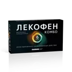 Лекофен Комбо, 200 мг+500 мг, таблетки, покрытые пленочной оболочкой, 6 шт. фото
