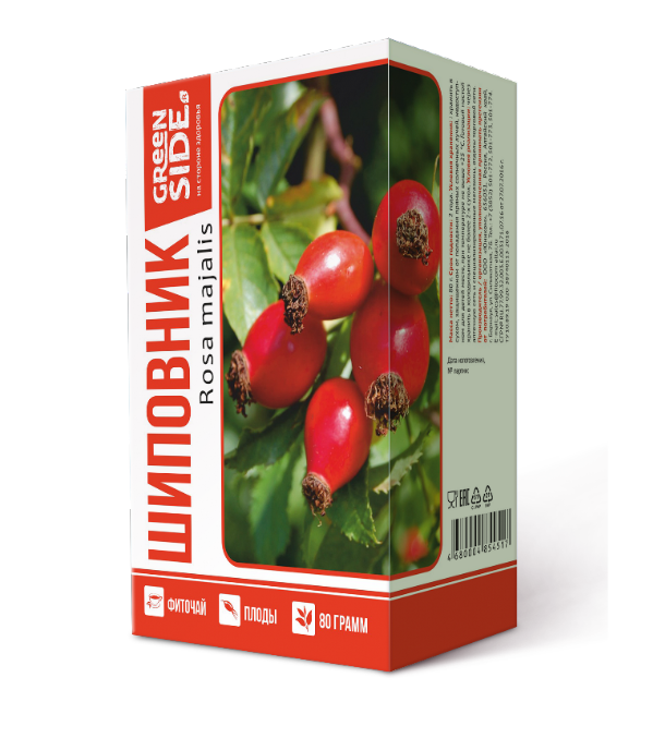 Шиповник плоды, плоды, 80 г, 1 шт. фото
