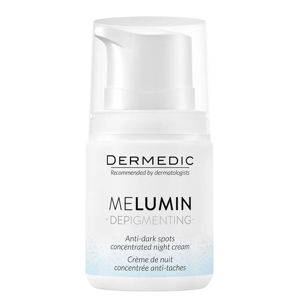 Dermedic Melumin Ночной крем-концентрат против пигментных пятен, крем для лица, 55 мл, 1 шт. фото