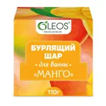 Oleos шар бурлящий для ванн, 110 г, 1 шт, манго фото 1