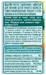 Фрутоняня нектар с мякотью, сок, 200 мл, 1 шт, тыква фото 2