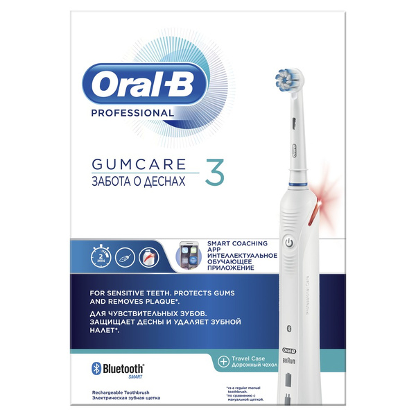 Oral-b PRO Gumcare 3 щетка зубная электрическая, щетка зубная электрическая, 1 шт. фото