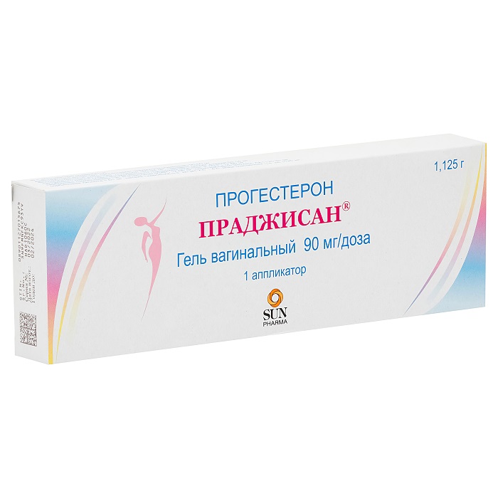 Праджисан, 90 мг/доза, гель вагинальный, 1.125 г, 1 шт. фото