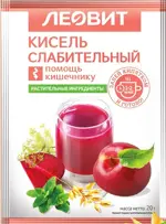 Леовит Кисель Слабительный, порошок, 20 г, 1 шт. фото
