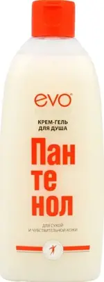 EVO Пантенол крем-гель для душа, гель для душа, 400 мл, 1 шт, для сухой и чувствительной кожи фото