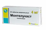 Монтелукаст, 4 мг, таблетки жевательные, 30 шт. фото