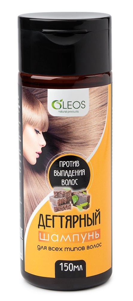 Oleos Шампунь дегтярный, шампунь, 150 мл, 1 шт. фото