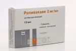 Ропивакаин, 2 мг/мл, раствор для инъекций, 10 мл, 5 шт. фото
