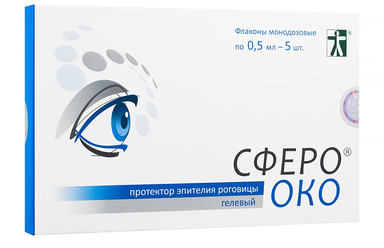 Сферо Око протектор эпителия роговицы гелевый монодозы, гидрогель, 0.5 мл, 5 шт. фото
