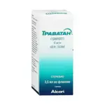 Траватан, 40 мкг/мл, капли глазные, 2.5 мл, 1 шт. фото