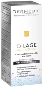 Дермедик Oilage Concentrated anti-wrinkle Eye Cream, крем, 15г, 1 шт, для кожи вокруг глаз фото