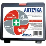 Мирал-Н Аптечка автомобильная, набор, 1 шт, приказ №260н, средний футляр фото