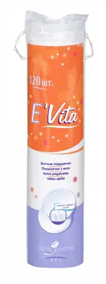 E Vita Ватные диски, 120 шт. фото