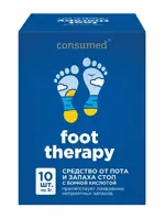 Консумед Foot Therapy средство для стоп от пота и запаха, порошок, 3 г, 10 шт. фото