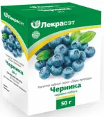 Черники побеги, фиточай, 50 г, 1 шт. фото 