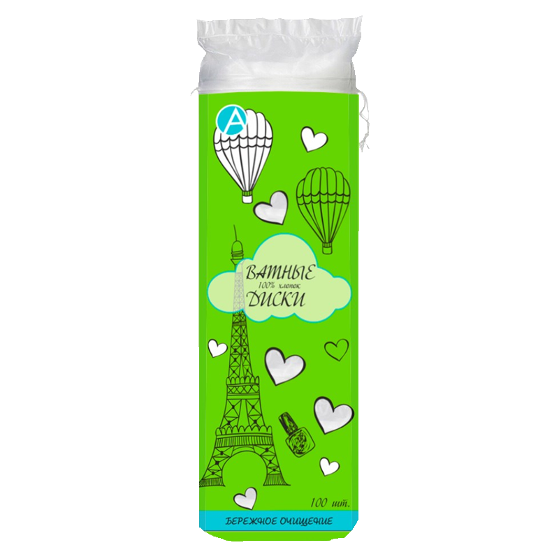 Апрель Ватные диски, 100 шт. фото