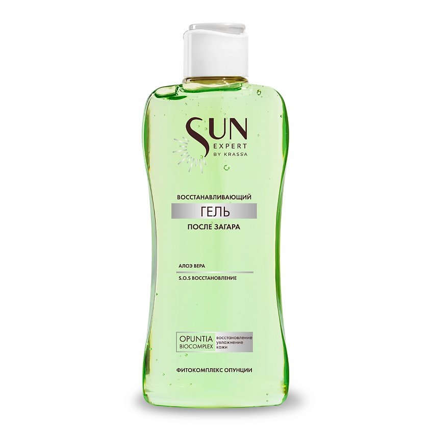 Krassa Sun Expert Гель после загара восстанавливающий, 180 мл, 1 шт. фото