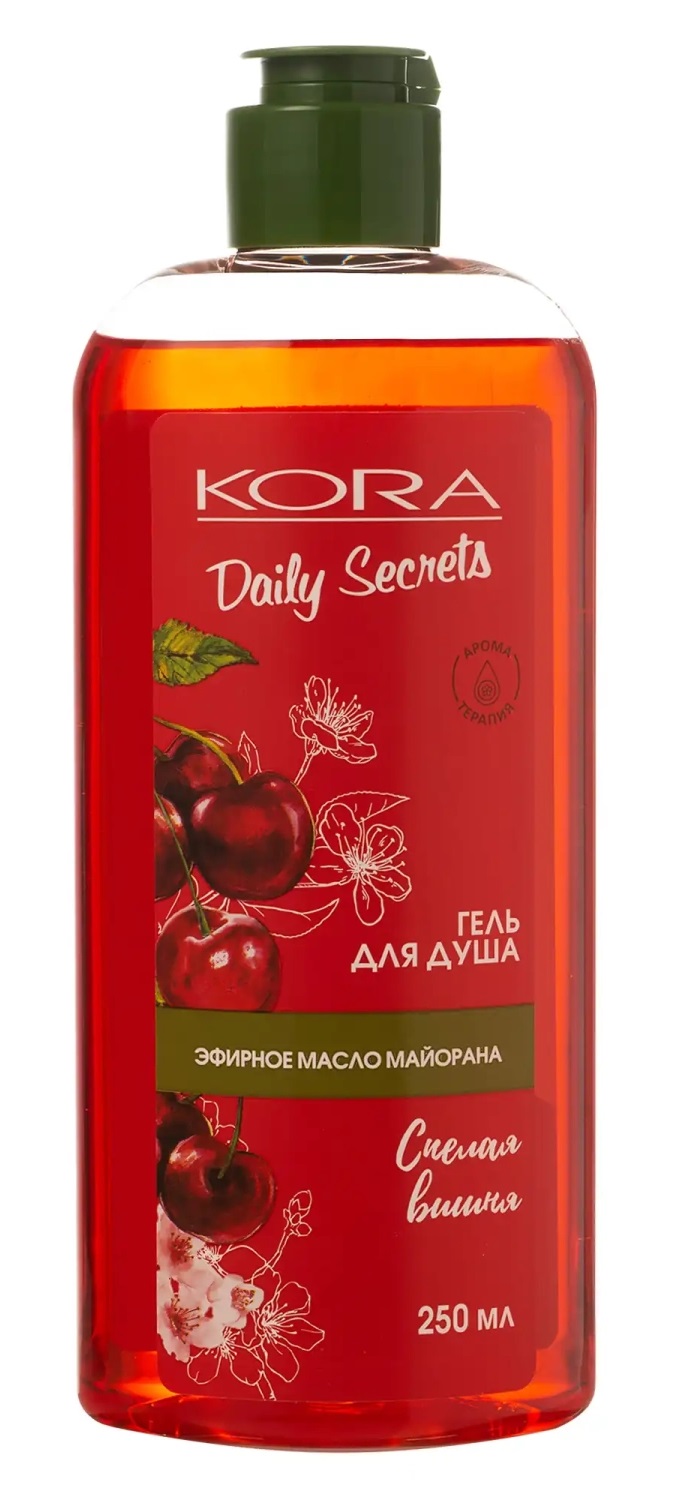 Kora гель для душа, гель, 250 мл, 1 шт, вишня фото