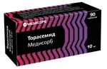 Торасемид Медисорб, 10 мг, таблетки, 90 шт. фото 