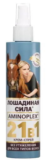 Лошадиная сила SOS эликсир 21в1 крем-спрей для волос многофункциональный, спрей, 250 мл, 1 шт. фото 