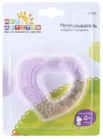 Мир Детства Прорезыватель с водой 4+, 1 шт, сердечко/штурвал, арт. 23033 фото