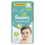 Pampers Active baby-dry Подгузники детские, р. 5, 60 шт, 11-16 кг фото