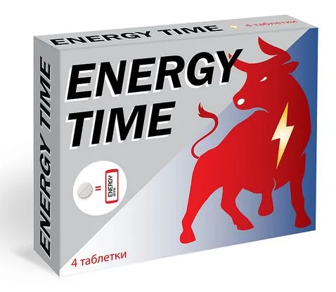 Energy Time, 550 мг, таблетки, покрытые пленочной оболочкой, 4 шт. фото