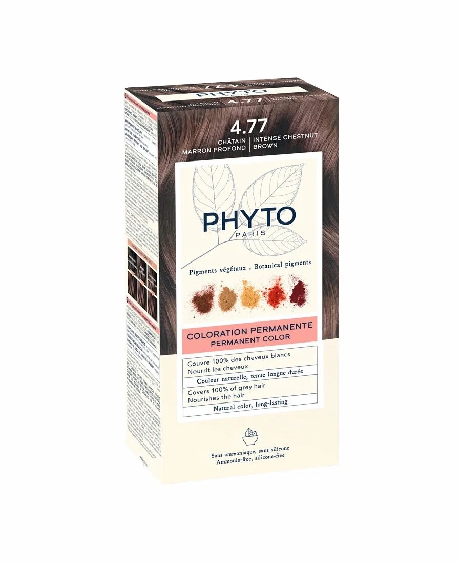 Phytosolba PhytoColor Краска для волос, 1 шт, тон 4.77 насыщенный глубокий каштан фото