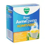 Викс Антигрипп Комплекс, порошок для приготовления раствора для приема внутрь, 4,36 г, 10 шт, лимон фото