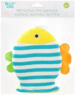 Roxy-kids Махровая мочалка-рукавичка Рыбка, 1 шт, арт. RBS-006 фото