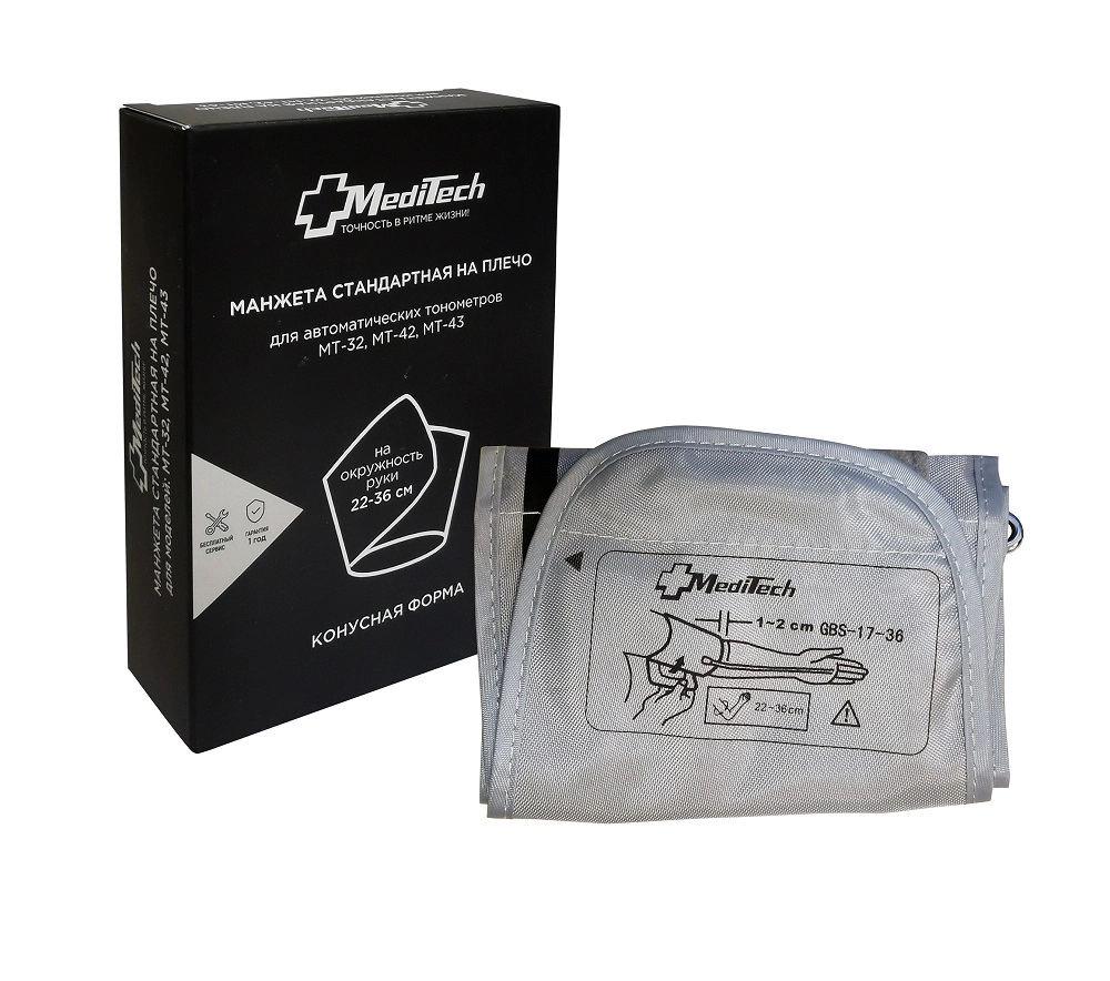 MediTech МТ-XMS манжета на плечо стандартная, 22-36 см, 1 шт. фото