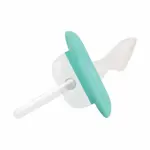 Малыши и малышки Lubby Соска-пустышка силиконовая с колпачком и со скошенным соском, 0 +, 1 шт, арт. 11402 фото 2