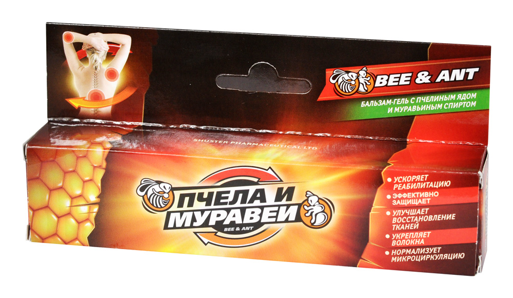 Пчела и муравей, гель-бальзам, 44 г, 1 шт. фото