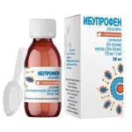 Ибупрофен, 100 мг/5 мл, суспензия для приема внутрь, 100мл, 1 шт, клубника, в комплекте с мерной ложкой фото 3