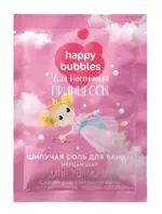 Fito косметик happy bubbles соль для ванны шипучая мерцающая для настоящей принцессы, соль для ванн, 100 г, 1 шт. фото 