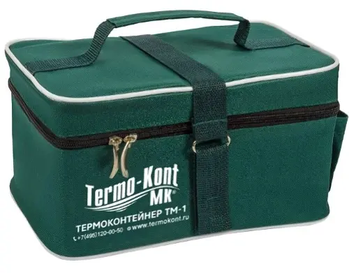 Термоконтейнер Термо-конт МК ТМ-1 многоразового использования для временного хранения и транспортирования вакцин сывороток и лекарственных средств, 1 шт. фото
