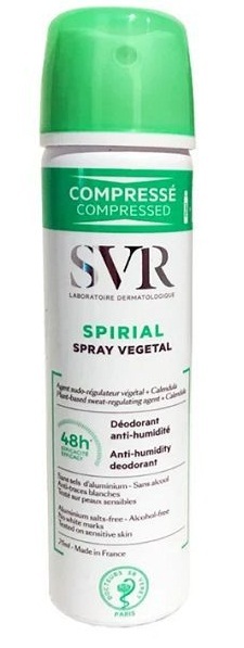 SVR Spirial Vegetal Растительный, дезодорант-спрей, 75 мл, 1 шт. фото