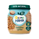 Фрутоняня детское пюре, пюре, 100г, 1 шт, говядина + гречка + морковь фото