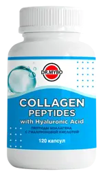 Dr Mybo Пептиды коллагена с гиалуроновой кислотой, капсулы, 120 шт. фото 