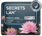 Secrets Lan Прокладки нормал Анион+О2, прокладки гигиенические, 7 шт, 4 капли фото